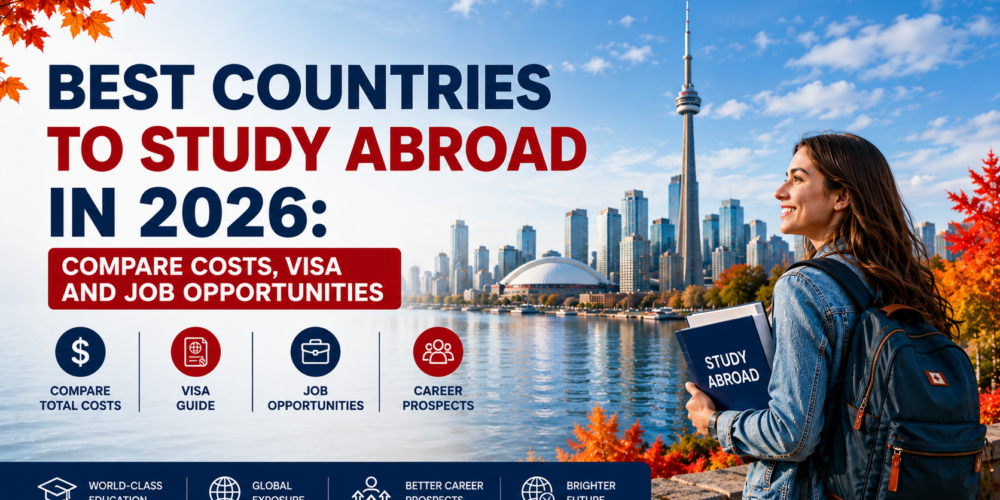 Best Countries to Study Abroad in 2026: Compare Costs, Visa And Job Opportunities